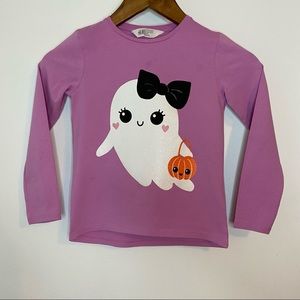 Girl’s Halloween Ghost Long Sleeves Shirt
